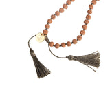 ADORE 108 MALA TASSEL NECKLACE in Amethyst