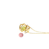 WATER (ICOSAHEDRON) DIFFUSER NECKLACE in 18ct Gold (Wellness Jewellery)