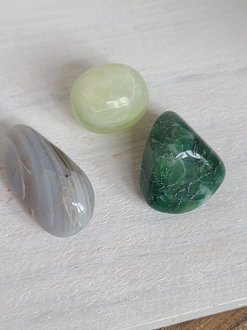 Calm, Relax and Present Stones (Set of 3)